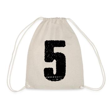 Maillot numéro 5 - Sac de sport léger - nature - Devant