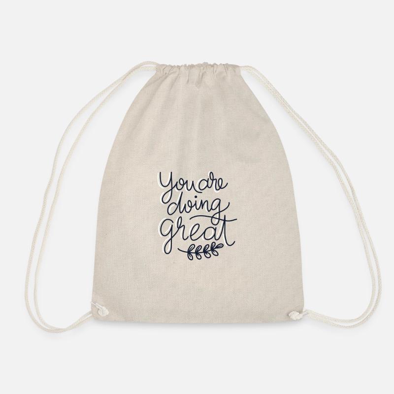 You are doing great ! - Turnbeutel - Natur