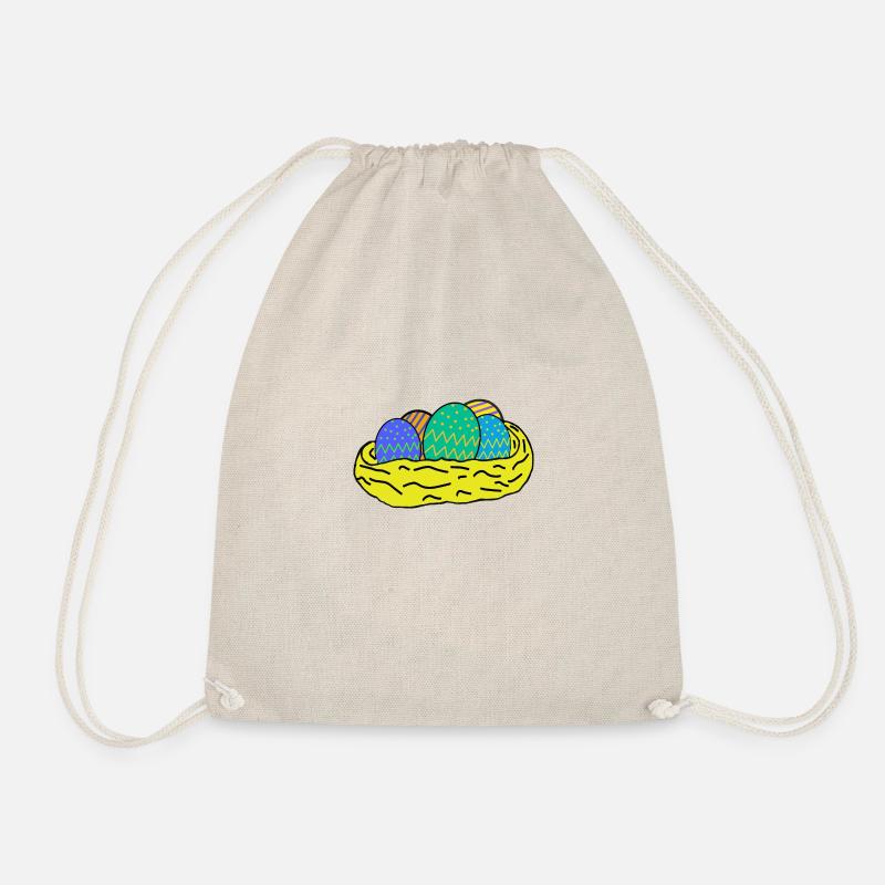 Easter eggs - Drawstring Bag - nature