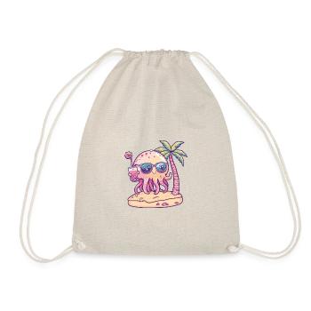 Jellyfish Summer Vacation - Drawstring Bag - nature - Front