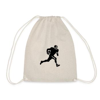 Silhouette de sport de football américain - Sac de sport léger - nature - Devant