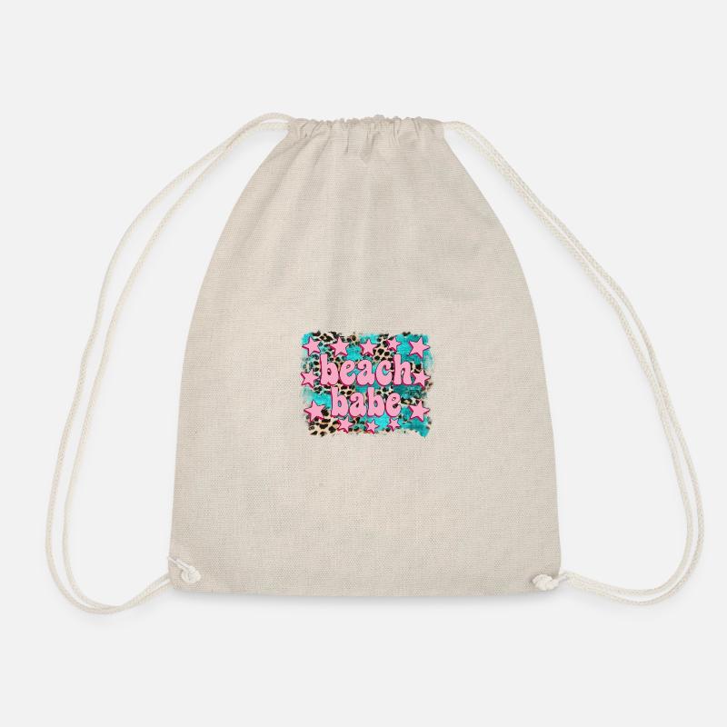 Beach Babe - Drawstring Bag - nature