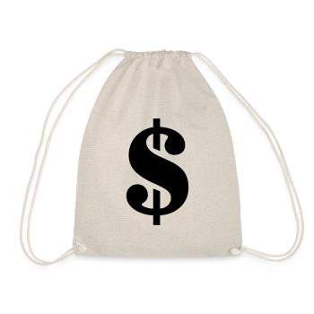 signe du dollar - Sac de sport léger - nature - Devant