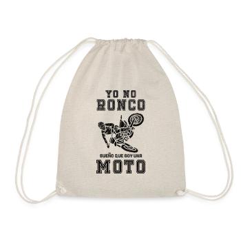 Yo No Ronco Sueño Que Soy Una Moto - Sac de sport léger - nature - Devant