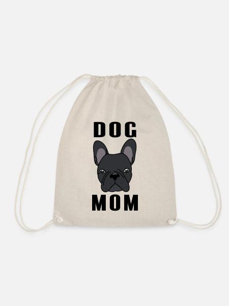 Bulldog MOM - Drawstring Bag - nature
