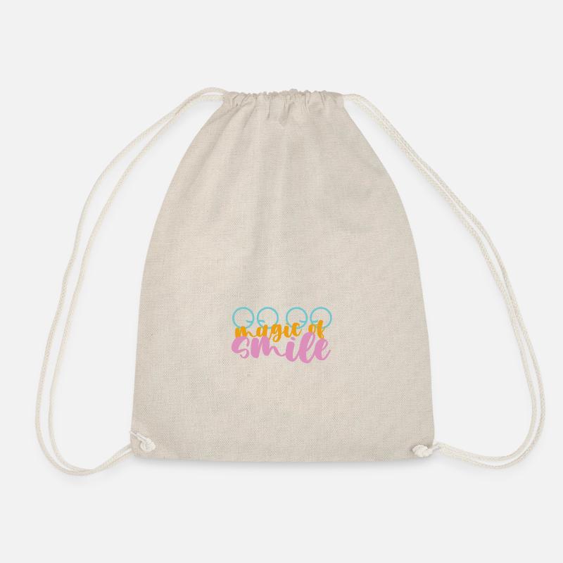 Magic of Smile - Drawstring Bag - nature