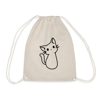 Cat Blob - Turnbeutel - Natur - Vorne