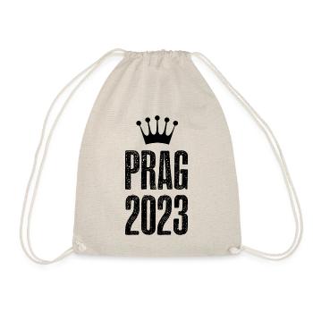 Prague 2023 Krona - Drawstring Bag - nature - Front