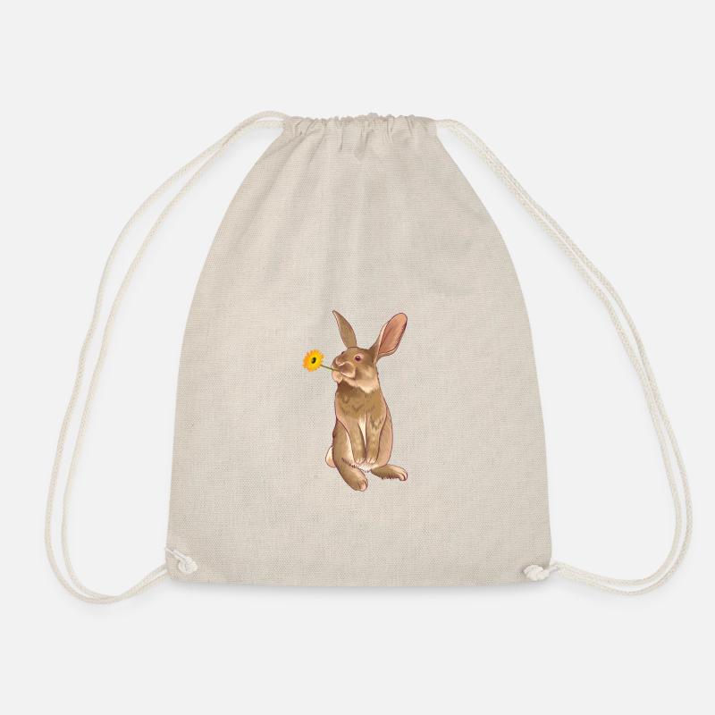 Hase - Turnbeutel - Natur