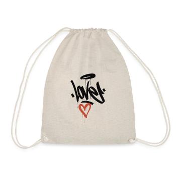 love graffiti - Sac de sport léger - nature - Devant