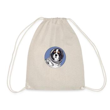 King Charles Cavalier Spaniel in Space - Drawstring Bag - nature - Front