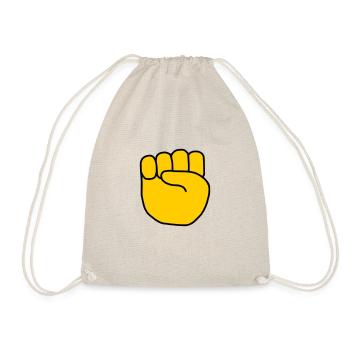 Emoji Fist Sketch Couleur - Sac de sport léger - nature - Devant