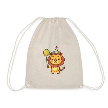 Leo Birthday Baby - Drawstring Bag - nature - Front