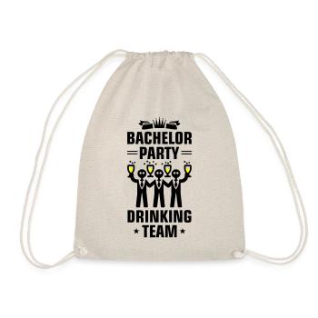 Enterrement de vie de garçon Équipe de beuverie Jga - Sac de sport léger - nature - Devant