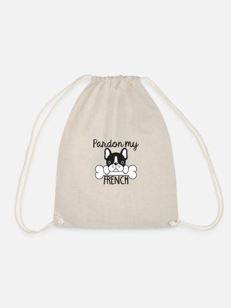 das beste geschenk für hunde - Turnbeutel - Natur