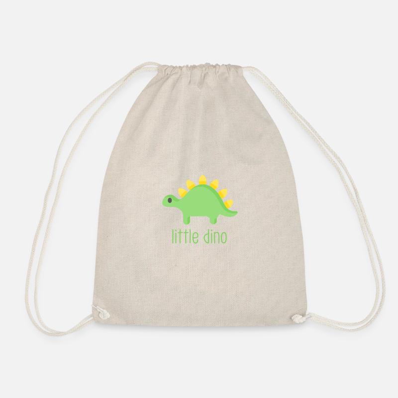 kleiner dino schönes geschenk - Turnbeutel - Natur