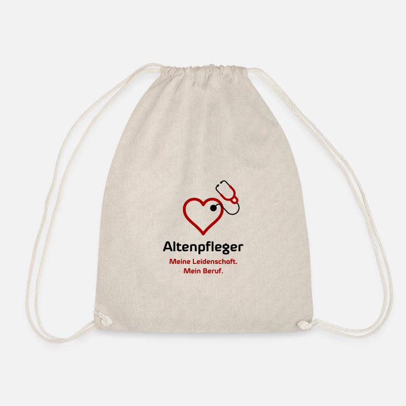 Altenpfleger - Turnbeutel - Natur