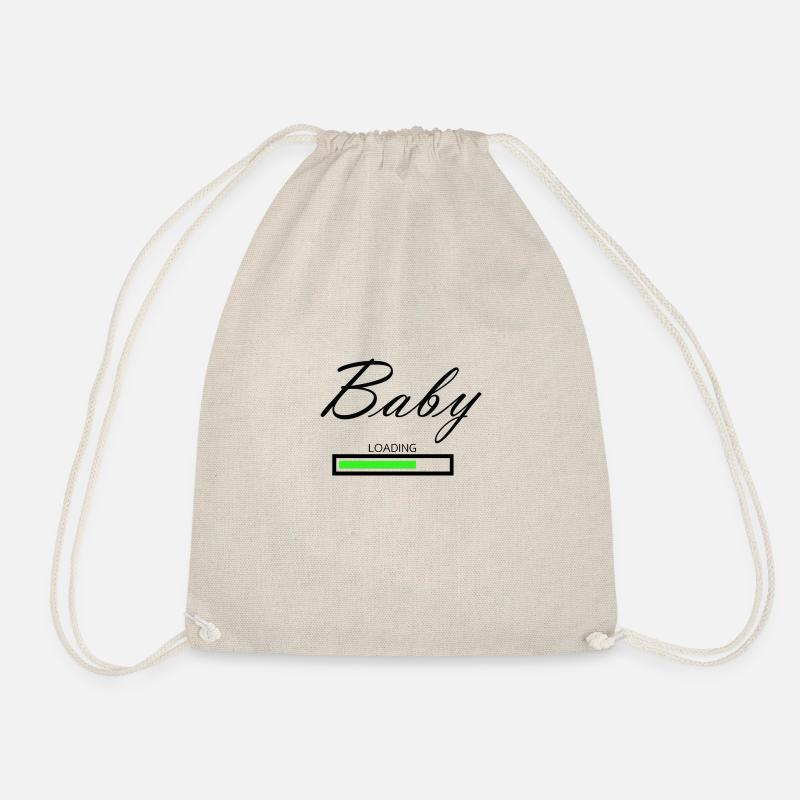 Baby is loading... - Turnbeutel - Natur