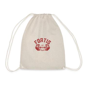 Strong and healthy - Drawstring Bag - nature - Front