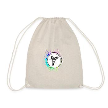 Saddle icon - Drawstring Bag - nature - Front