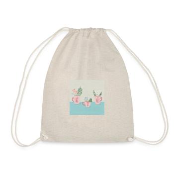fleurs d'été - Drawstring Bag - nature - Front