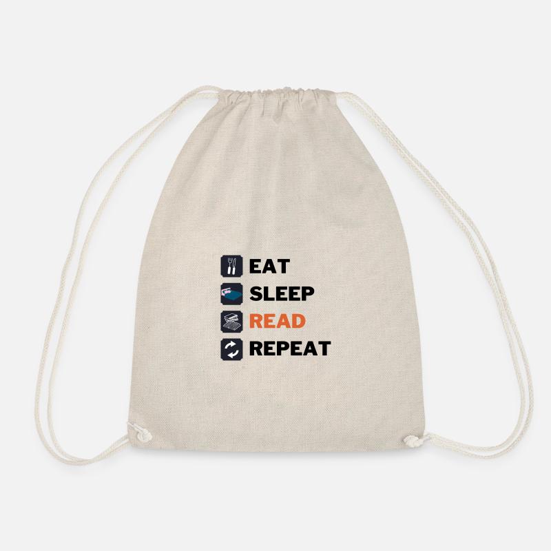 Read - Drawstring Bag - nature
