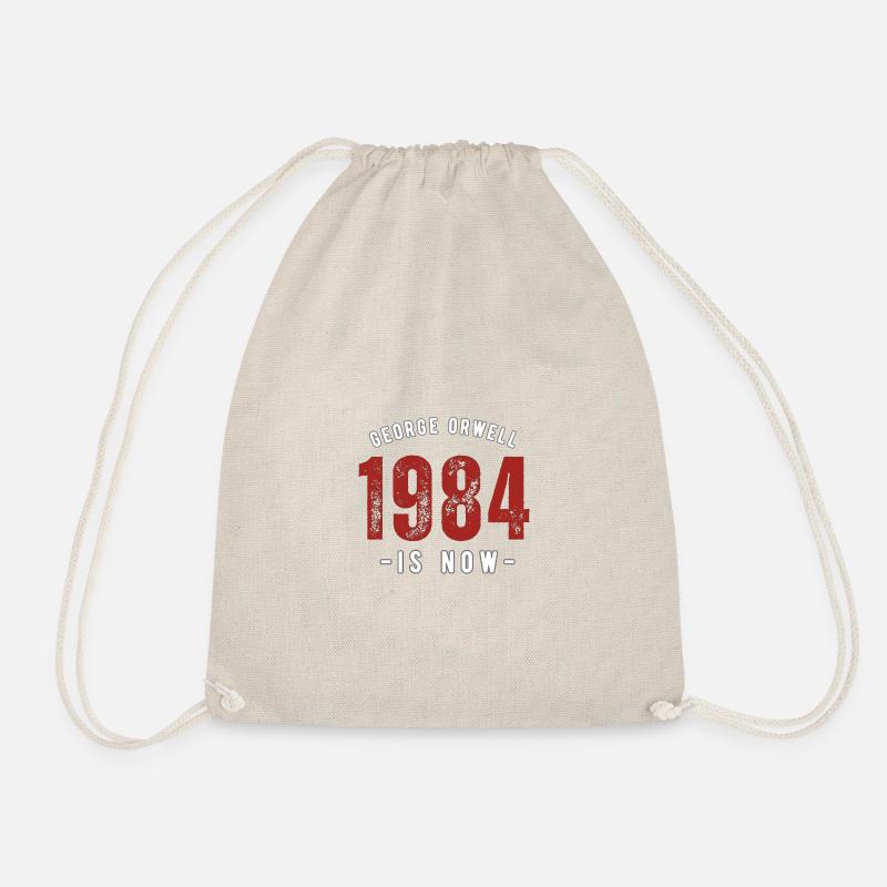 GEORGE ORWELL 1984 - Drawstring Bag - nature
