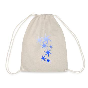 Lace Star Shirt - Drawstring Bag - nature - Front