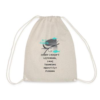 Pensez à la pêche à la mouche Nature Truite - Sac de sport léger - nature - Devant