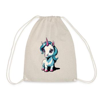 Kleines Einhorn - Turnbeutel - Natur - Vorne