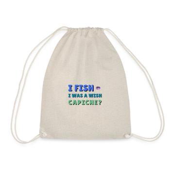 I fish I was a wish. - Drawstring Bag - nature - Front
