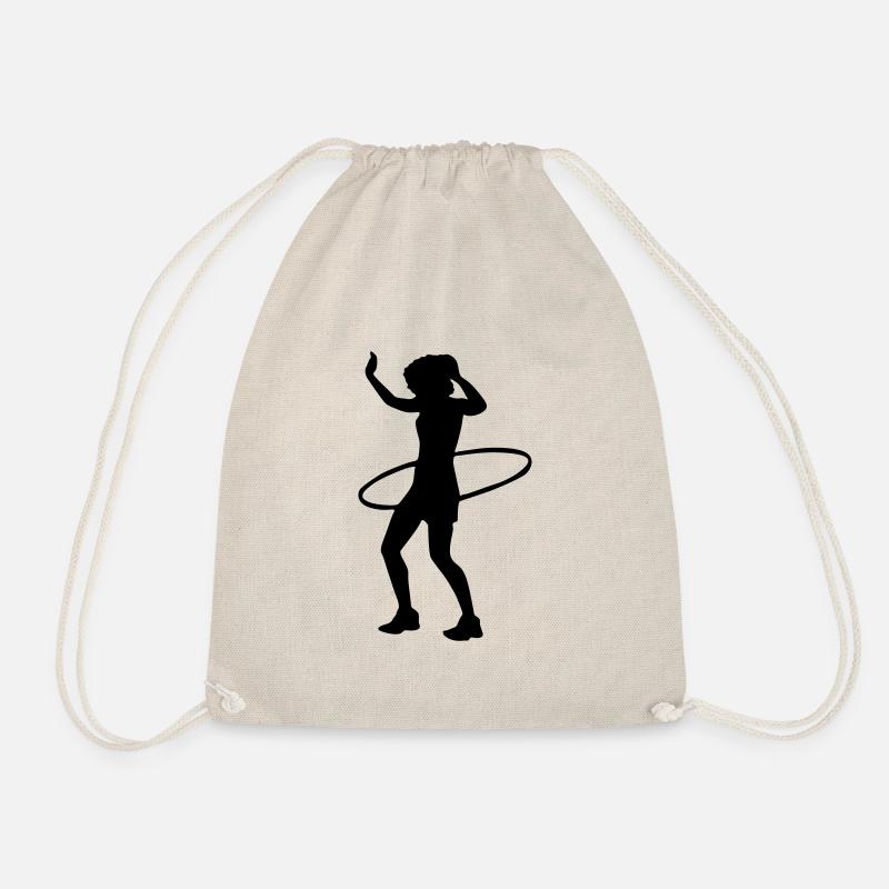 sport hula hoop - Turnbeutel - Natur