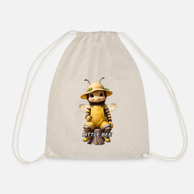 Little Bee - Drawstring Bag - nature