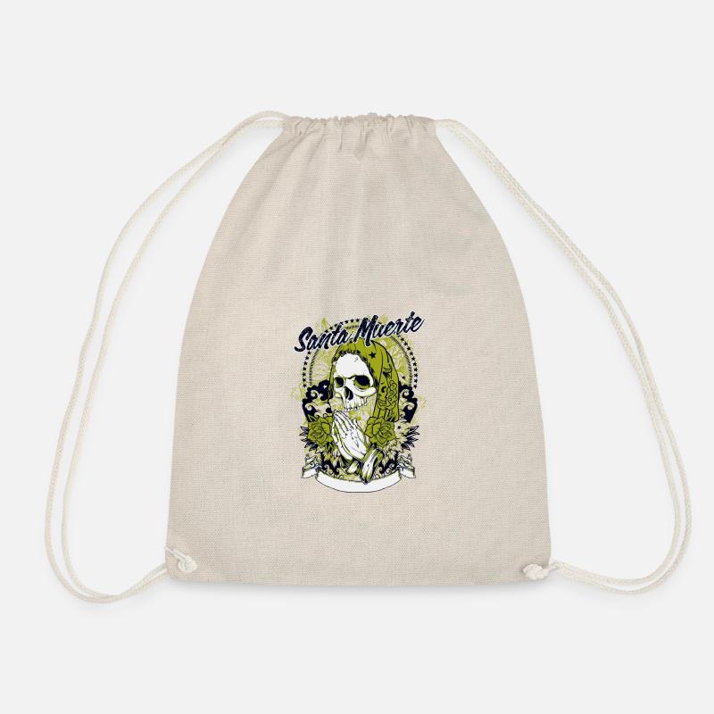 Dia de los Muertos funeral - Drawstring Bag - nature