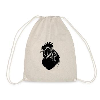 Chicken Chicken House Poultry Rooster Farm - Drawstring Bag - nature - Front