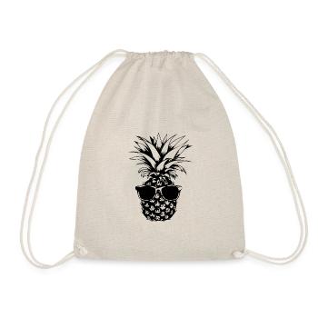 Ananas - Turnbeutel - Natur - Vorne