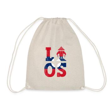 Laos Lao Laotian Flag Elephant Lao I Cadeau - Sac de sport léger - nature - Devant