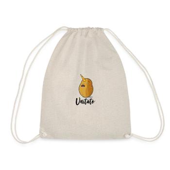 Unicorn Potato Unitato - Drawstring Bag - nature - Front