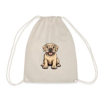 Mastiff chien bande dessinée bébé - Sac de sport léger - nature - Devant