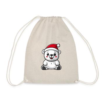Ours polaire Noël Noël - Sac de sport léger - nature - Devant