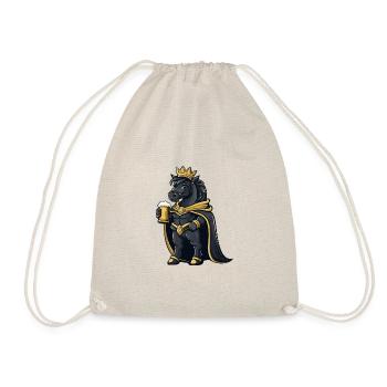 Bière de cheval drôle - Sac de sport léger - nature - Devant