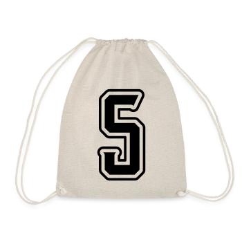 5 Number symbol - Drawstring Bag - nature - Front