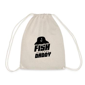 Fishing Papa Daddy Fish - Drawstring Bag - nature - Front