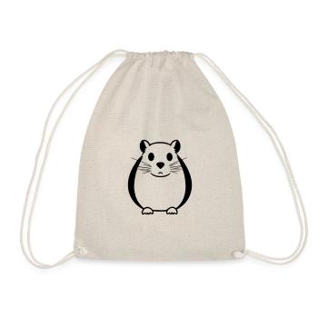 Hamster - Turnbeutel - Natur - Vorne