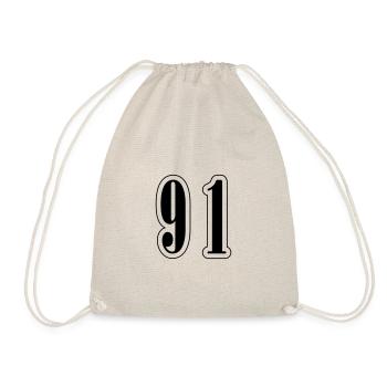 91 Number Symbol - Drawstring Bag - nature - Front