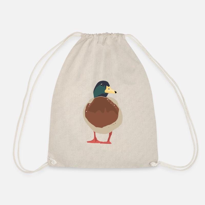 Ente Illustration - Turnbeutel - Natur
