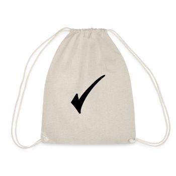 Crochet Emoji Esquisse Dessin Noir - Sac de sport léger - nature - Devant