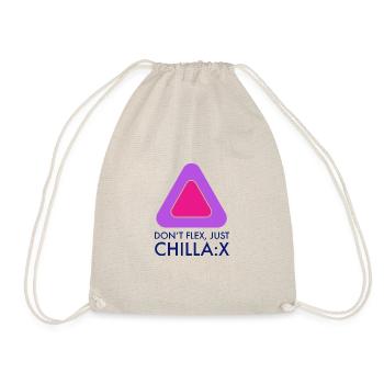 Don't flex just chillax - Drawstring Bag - nature - Front