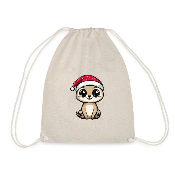 Suricate Noël Mignon - Sac de sport léger - nature - Devant