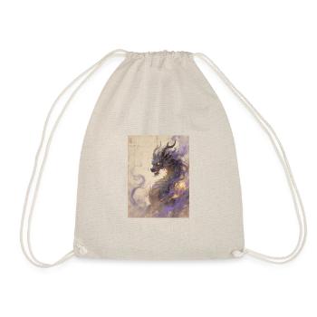 The Purple Inferno: Qilin Zijin – Constellation - Drawstring Bag - nature - Front
